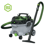 Photo de l'aspirateur seul, avec une indication au dessus que c'est une nouveauté 2026